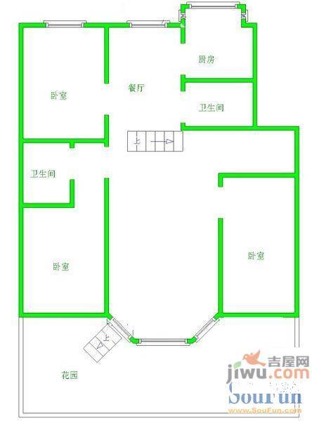 金贵家园4室3厅3卫365㎡户型图