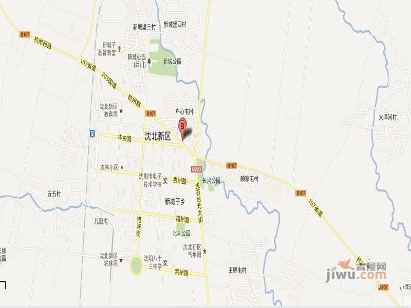 新水湾河畔花园位置交通图图片