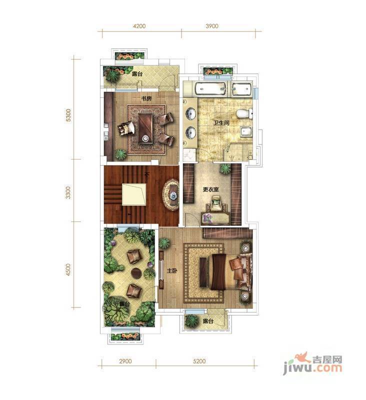 华润·橡树湾7室3厅5卫315㎡户型图