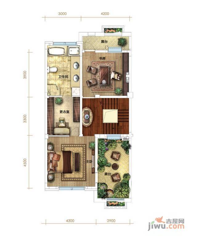 华润·橡树湾7室3厅5卫315㎡户型图