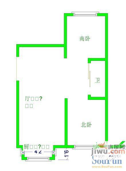 博隆金水湾家园3室2厅2卫131.7㎡户型图