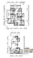 人居都市阳光3室3厅2卫220㎡户型图