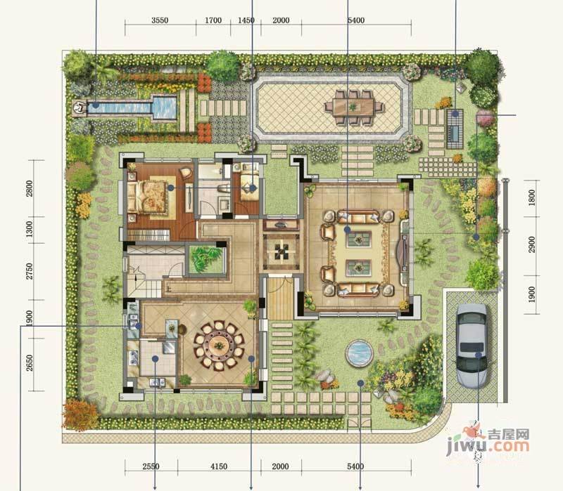 优墅5室4厅5卫330㎡户型图