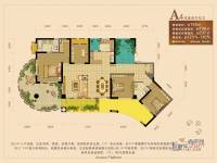 麓山国际社区云曦台4室2厅2卫159㎡户型图