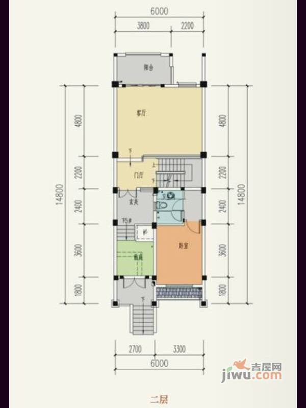 恩威健康城3室2厅4卫237㎡户型图