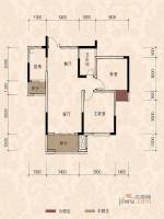拓新香国城一期2室2厅1卫90㎡户型图