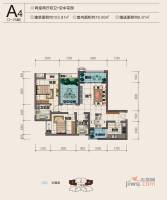 琳昌上上城2室2厅2卫78.9㎡户型图