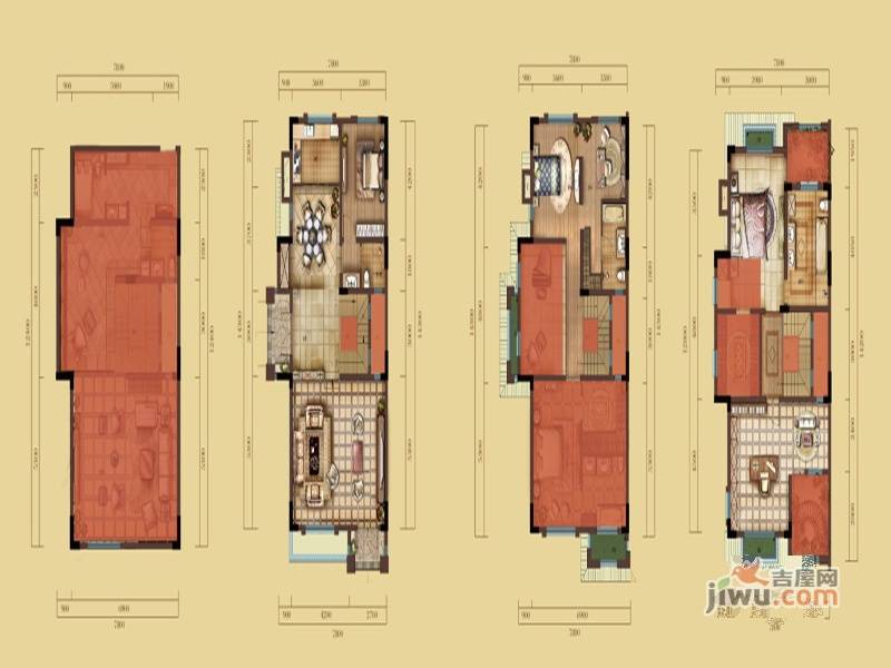 融创嘉德庄园4室2厅3卫371㎡户型图