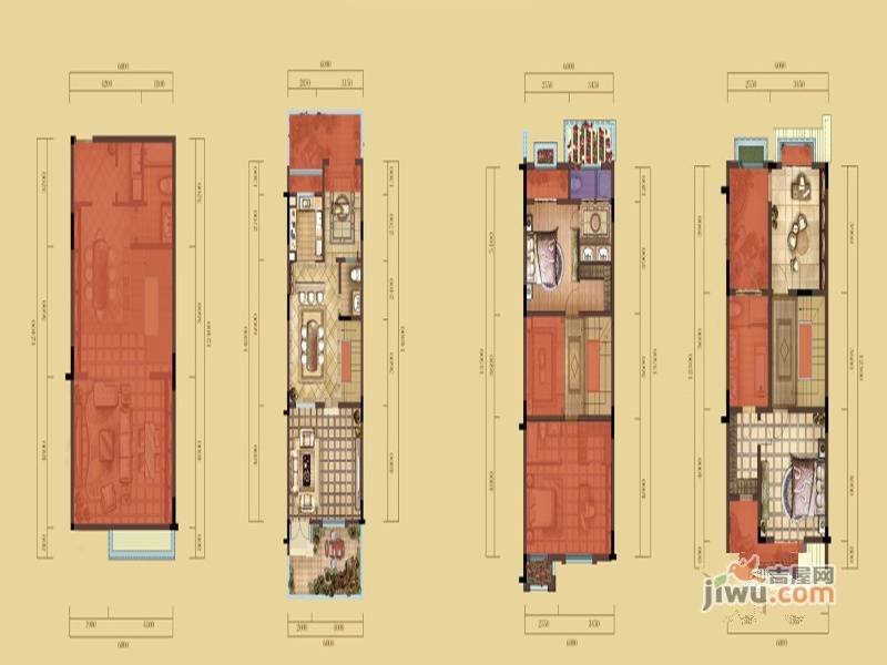 融创嘉德庄园4室2厅3卫282㎡户型图