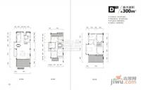 协信阿卡迪亚别墅4室2厅3卫300㎡户型图