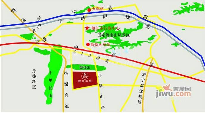 驸马山庄领山别墅位置交通图图片