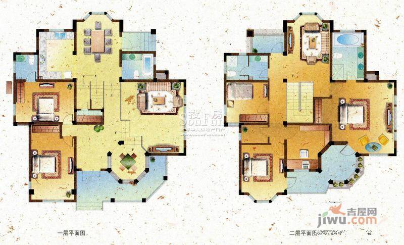 聆湖尚郡5室2厅2卫295.4㎡户型图