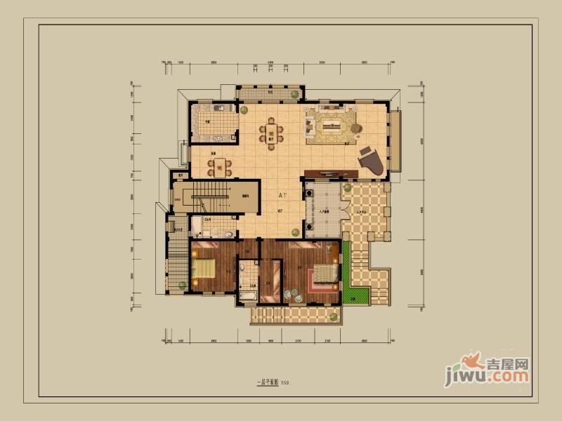 俄罗斯小镇6室6厅5卫353.1㎡户型图