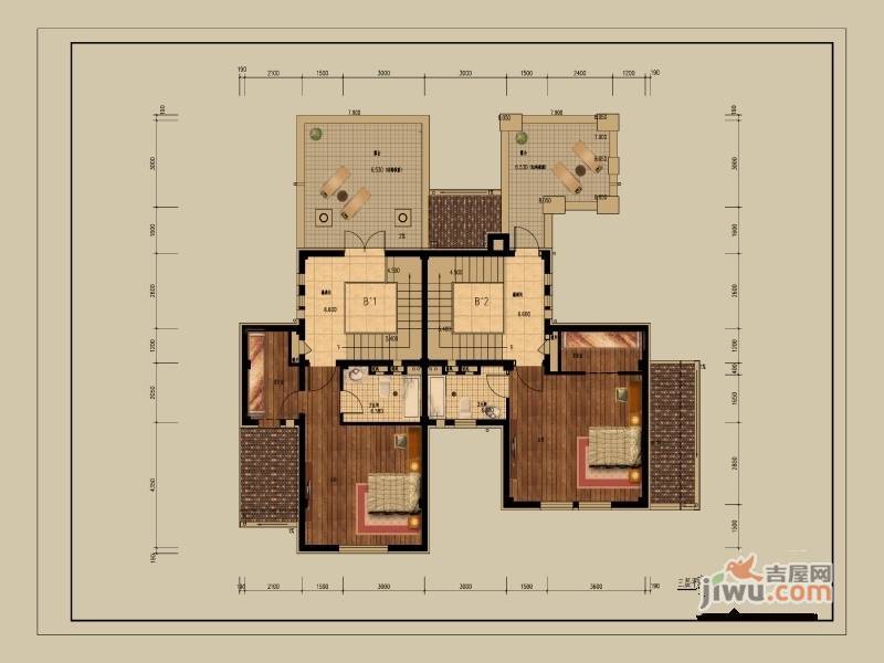 俄罗斯小镇5室4厅5卫239.2㎡户型图