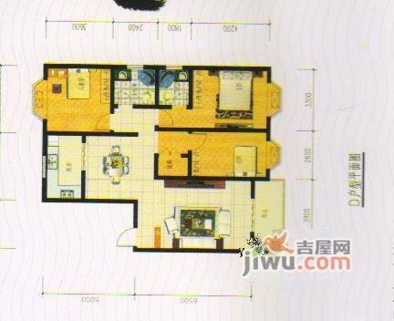 东欣佳苑2室2厅1卫户型图