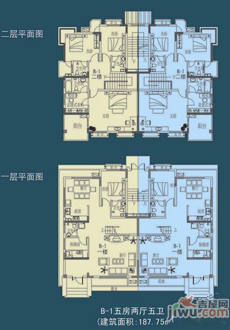 金和信花园普通住宅200㎡户型图