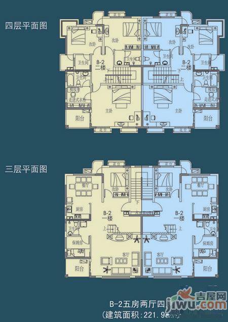 金和信花园普通住宅200㎡户型图