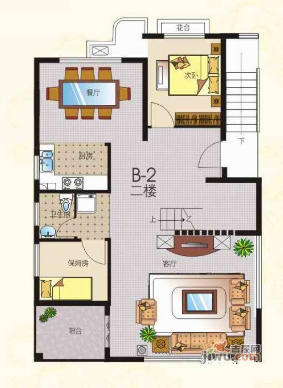 金和信花园5室2厅4卫222㎡户型图