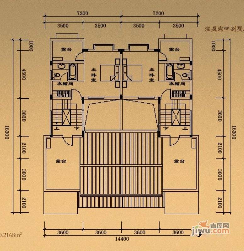 溢盈海岸5室2厅3卫213.2㎡户型图