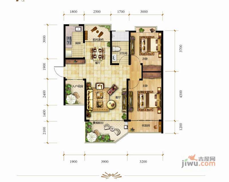 中国铁建书香小镇户型图