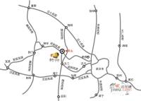 岭尚山河位置交通图图片