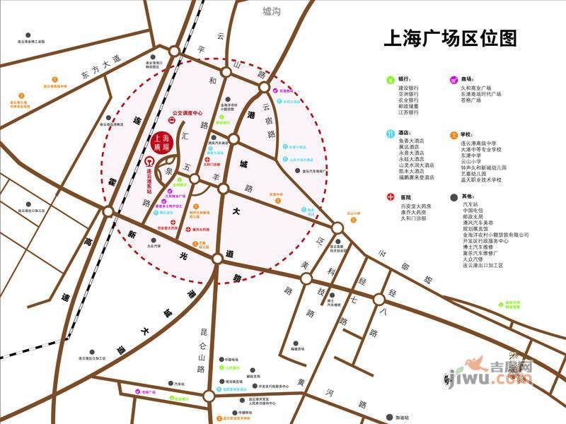 上海广场位置交通图
