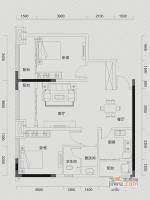 青城·时代城2室2厅1卫户型图
