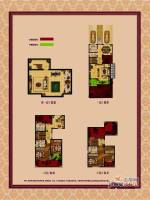 红豆·城市广场5室2厅4卫286㎡户型图
