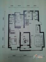 唯美品格新城3室2厅1卫136.2㎡户型图