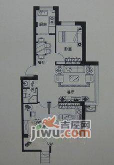 新湖国际花园2室2厅1卫110.4㎡户型图