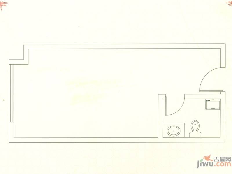 瑞泰假日0室0厅1卫47㎡户型图