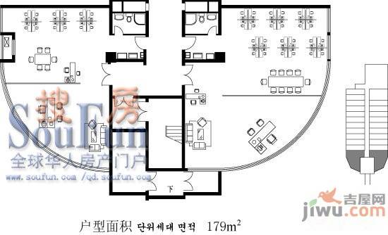 青岛启阳国际普通住宅170㎡户型图