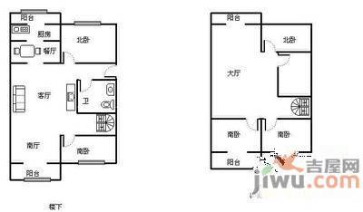 财宝山庄5室3厅3卫400㎡户型图