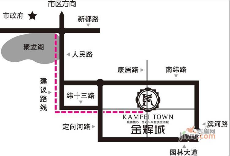 金辉城位置交通图图片