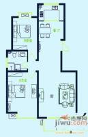 怡天海景2室2厅1卫102.7㎡户型图
