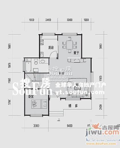 海阳凤凰国际普通住宅190㎡户型图