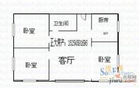 福鑫家园3室1厅1卫户型图