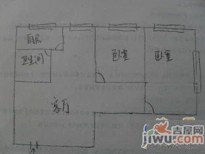 海鹰大厦2室1厅1卫70㎡户型图