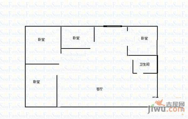 阳光丽景3室2厅2卫162㎡户型图