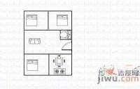 福成家园3室2厅1卫101㎡户型图