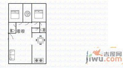 金都广场3室2厅2卫150㎡户型图