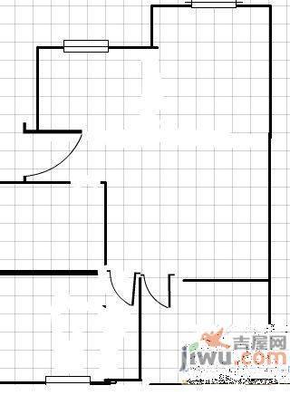 华新小区3室2厅1卫83㎡户型图