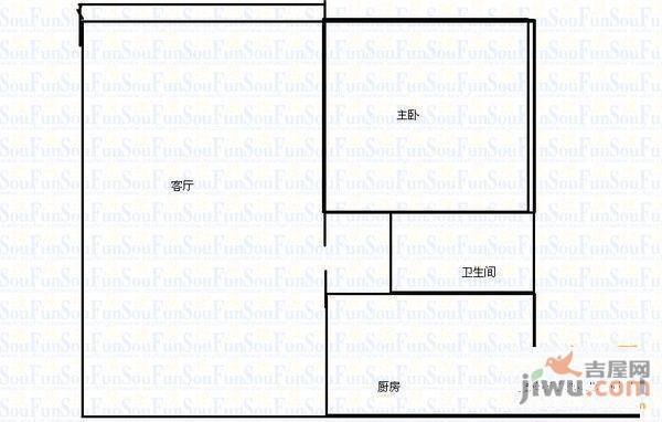 海信慧园二期3室2厅2卫115㎡户型图