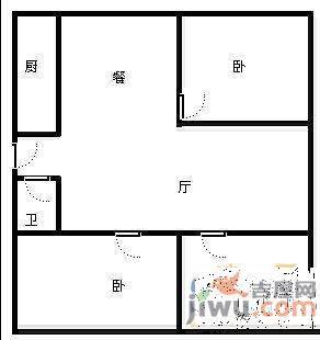 岱山花园3室2厅2卫130㎡户型图