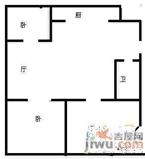 岱山花园3室2厅2卫130㎡户型图