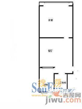 福星大厦3室1厅1卫115㎡户型图