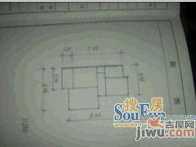 文化五巷2室2厅1卫户型图