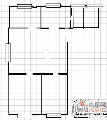 联谊小区3室2厅1卫99㎡户型图