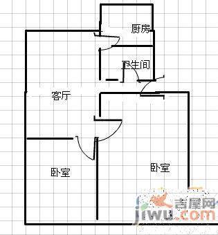 联谊小区3室2厅1卫99㎡户型图