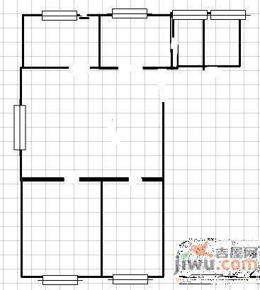 联谊小区3室2厅1卫99㎡户型图